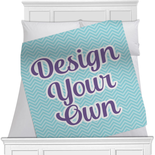 Custom Design Your Own Minky Blanket - Twin / Full - 80" x 60" - Double-Sided