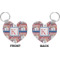 Custom Design - Heart Keychain (Front + Back)