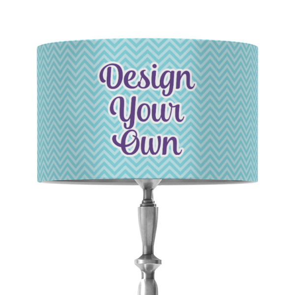 Custom Design Your Own 12" Drum Lamp Shade - Fabric