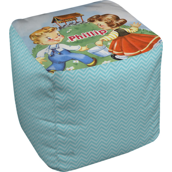 Custom Design Your Own Cube Pouf Ottoman - 18"