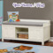 Custom Design - Wall Name Decal Above Storage bench