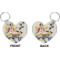Custom Design - Heart Keychain (Front + Back)