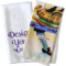 Custom Design - Waffle Weave Towels - Two Print Styles