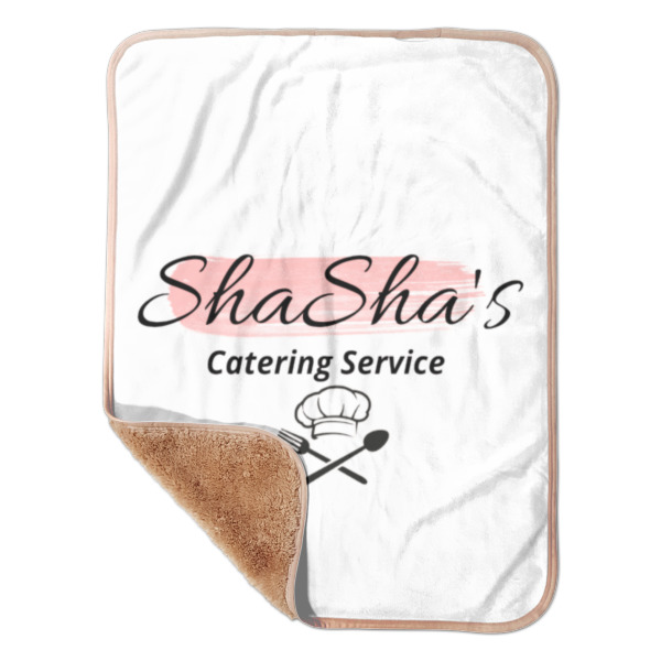 Custom Design Your Own Sherpa Baby Blanket - 30" x 40"