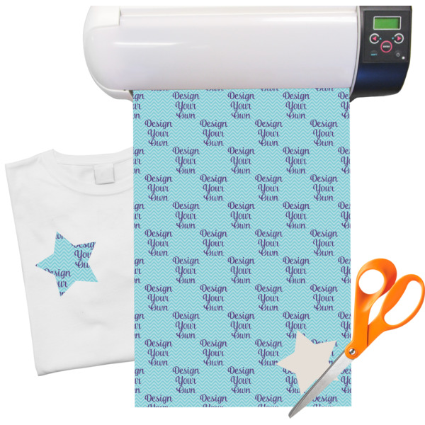 Custom Design Your Own Heat Transfer Vinyl Sheet - 12" x 18"