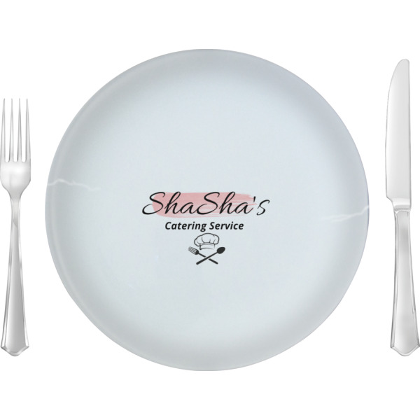 Custom Design Your Own 10" Glass Lunch / Dinner Plate