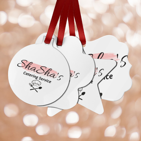 Custom Design Your Own Metal Ornaments - Double-Sided