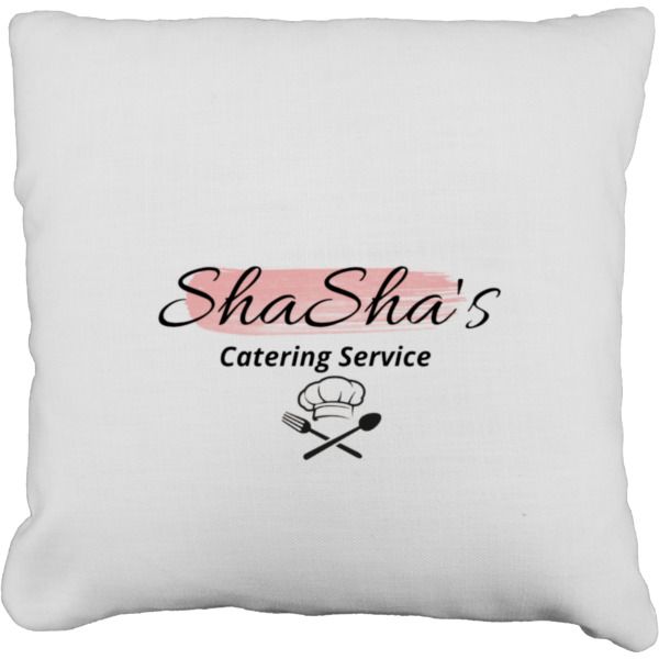 Custom Design Your Own Faux-Linen Throw Pillow 20"