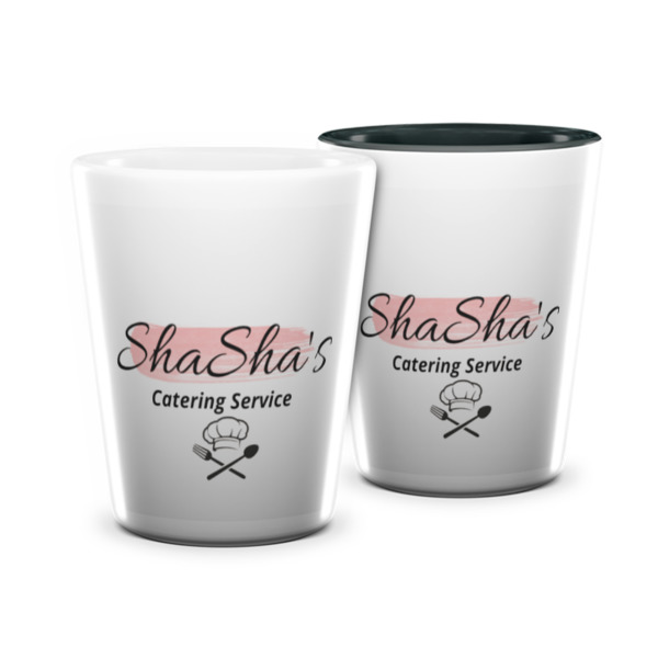 Custom Design Your Own Ceramic Shot Glass - 1.5 oz