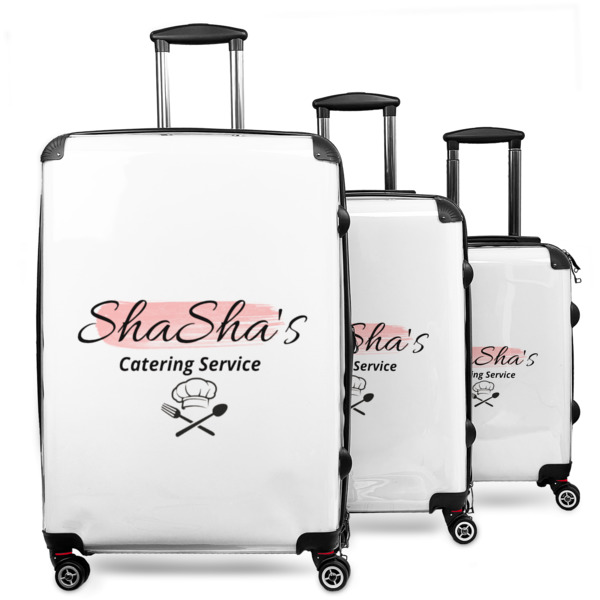 Custom Design Your Own 3-Piece Luggage Set - 20" Carry On - 24" Medium Checked - 28" Large Checked