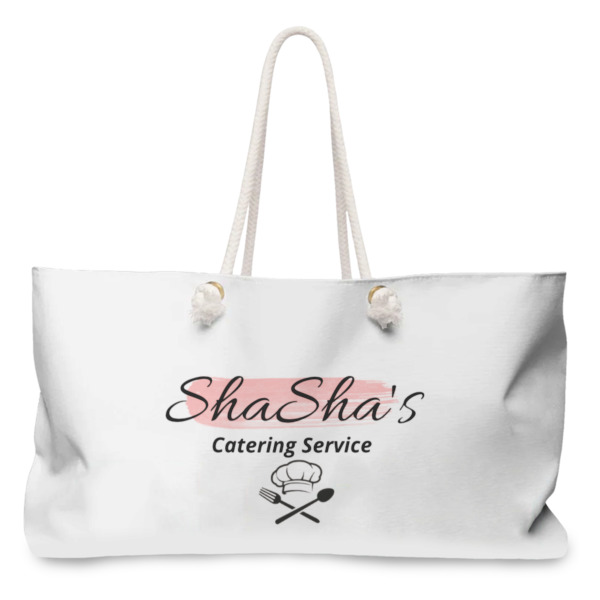 Custom Design Your Own Large Tote Bag with Rope Handles