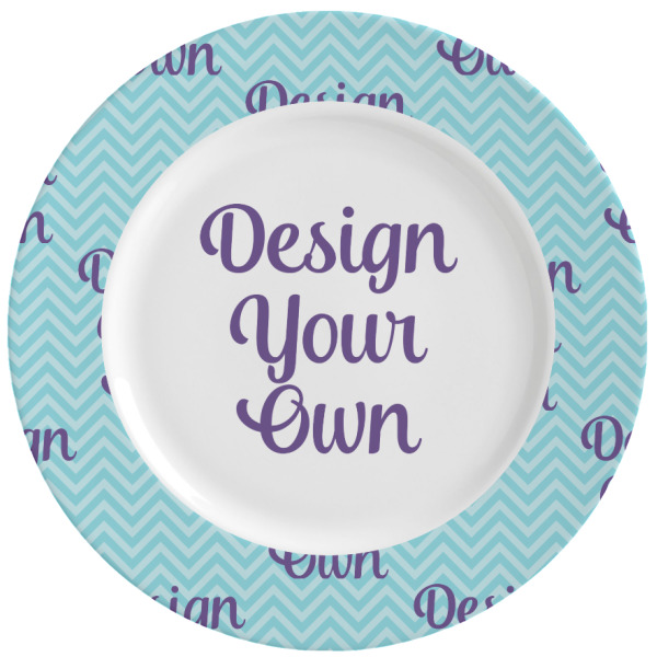 Custom Design Your Own Ceramic Dinner Plates - Set of 4