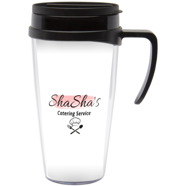 Custom Design Your Own Acrylic Travel Mug with Handle