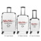 Custom Design - Luggage Bags all sizes - With Handle