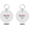 Custom Design - Circle Keychain (Front + Back)