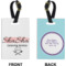 Custom Design - Rectangle Luggage Tag (Front + Back)