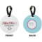 Custom Design - Circle Luggage Tag (Front + Back)