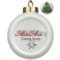 Custom Design - Ceramic Christmas Ornament - Xmas Tree (Front View)