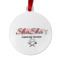 Custom Design - Metal Ball Ornament - Front