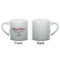 Custom Design - Double Shot Espresso Cup - Single - Front & Back