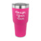 Custom Design - 30 oz Stainless Steel Ringneck Tumblers - Pink - FRONT