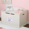 Custom Design - Wall Monogram on Toy Chest