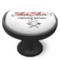 Custom Design - Cabinet Knob - Black - Side