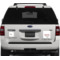 Custom Design - Personalized Square Car Magnets on Ford Explorer