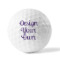 Custom Design - Golf Balls - Generic - Set of 3 - FRONT