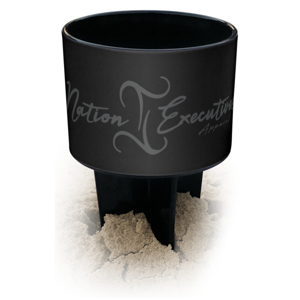 Custom Design Your Own Black Beach Spiker Drink Holder