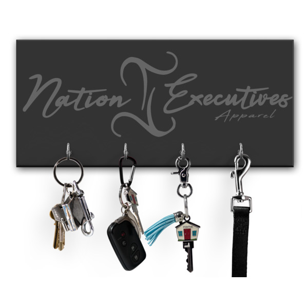 Custom Design Your Own Key Hanger w/ 4 Hooks