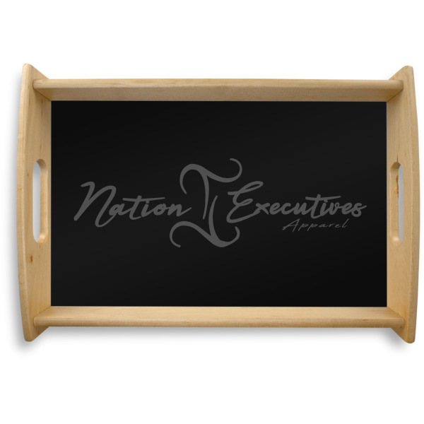 Custom Design Your Own Natural Wooden Tray - Small