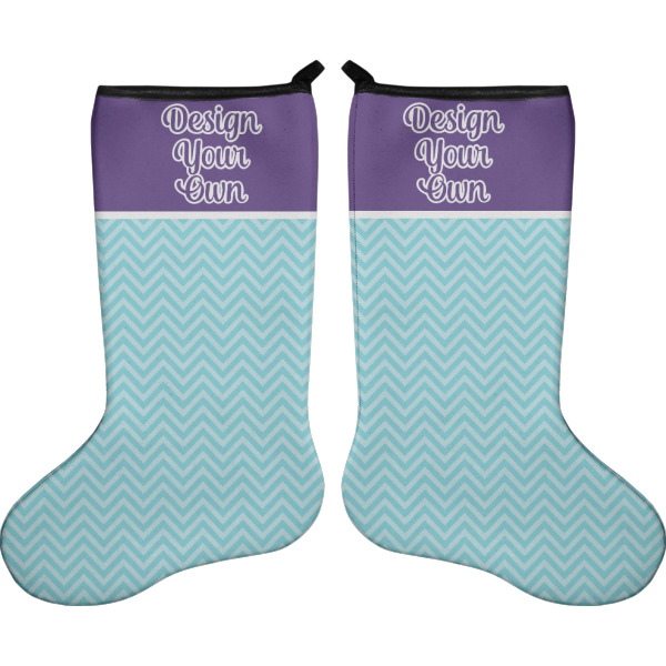 Custom Design Your Own Holiday Stocking - Double-Sided - Neoprene