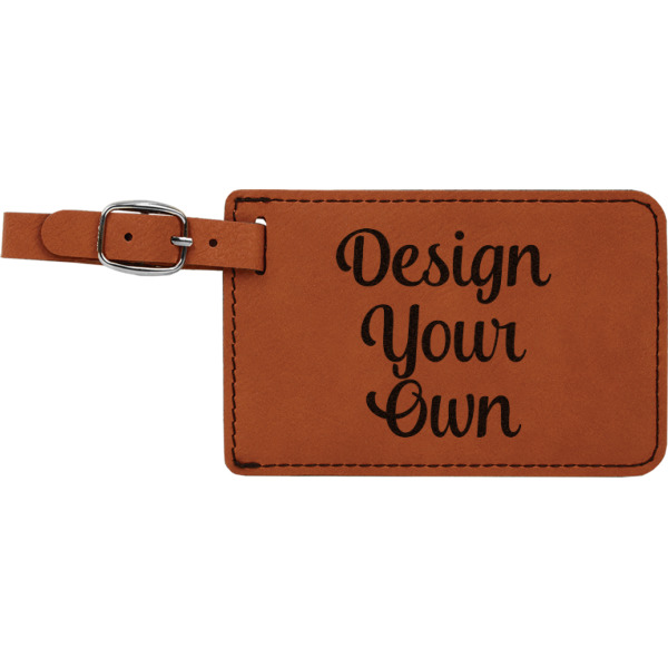 Custom Design Your Own Leatherette Luggage Tag