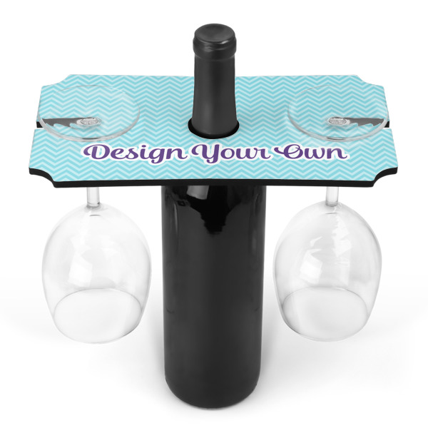 Custom Design Your Own Wine Bottle & Glass Holder