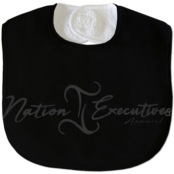 Custom Design Your Own Velour Baby Bib