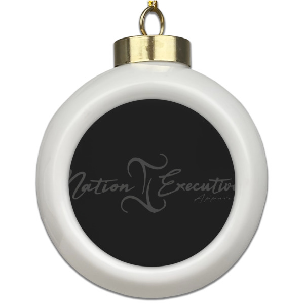 Custom Design Your Own Ceramic Ball Ornament