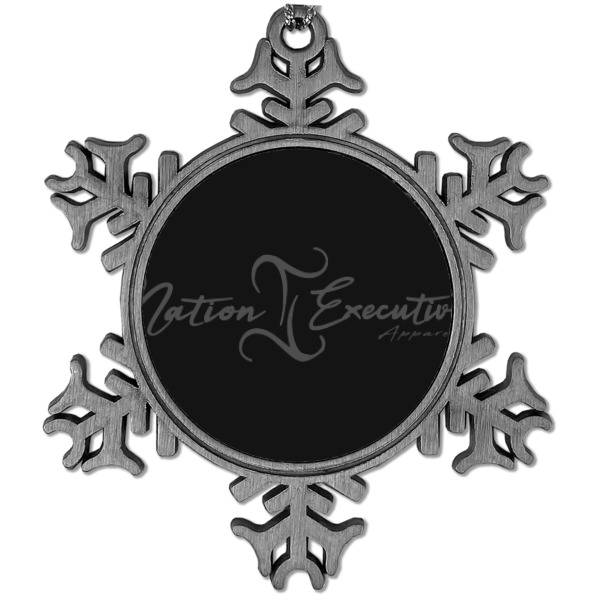 Custom Design Your Own Vintage Snowflake Ornament