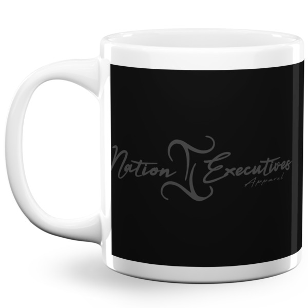 Custom Design Your Own 20 oz Coffee Mug - White