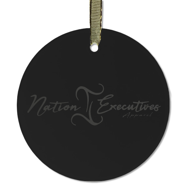 Custom Design Your Own Flat Glass Ornament - Round