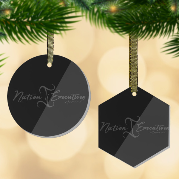 Custom Design Your Own Flat Glass Ornament