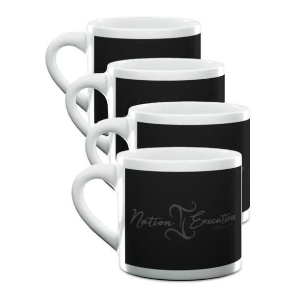 Custom Design Your Own Double Shot Espresso Cups - Set of 4