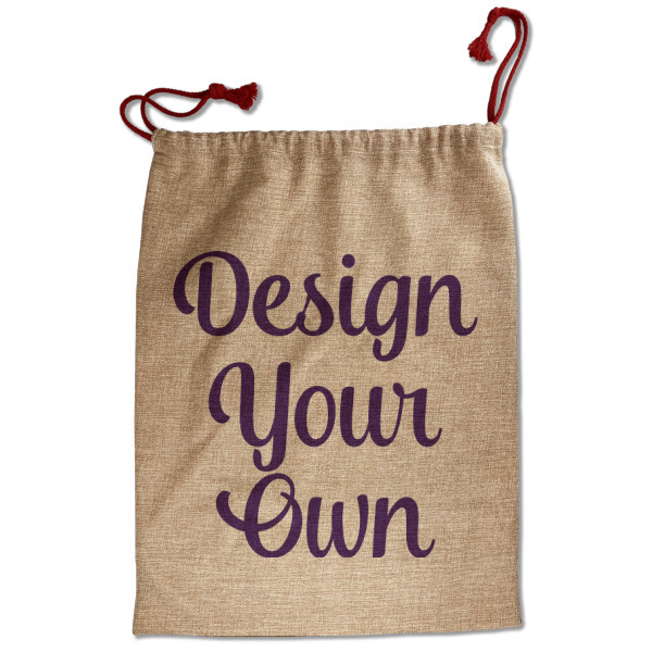 Custom Design Your Own Santa Sack - Single-Sided