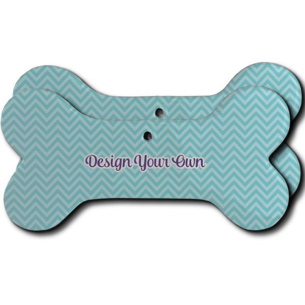 Custom Design Your Own Ceramic Dog Ornament - Double-Sided