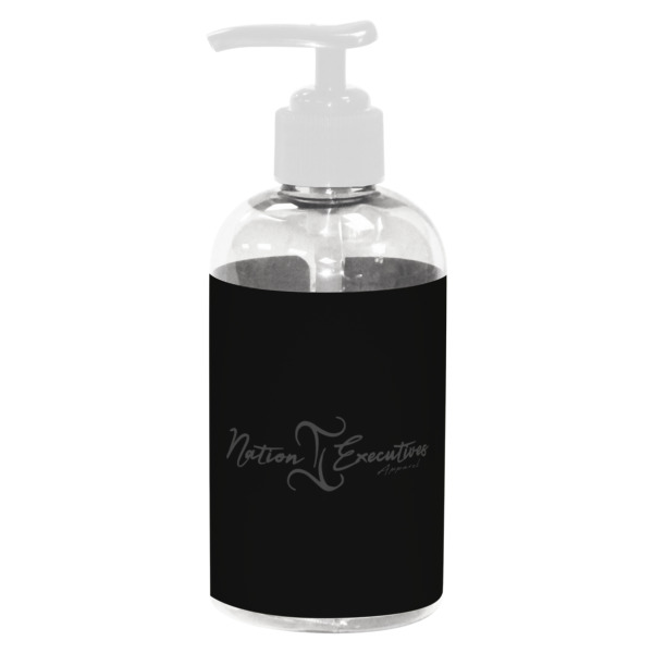 Custom Design Your Own Plastic Soap / Lotion Dispenser - 8 oz - Small - White