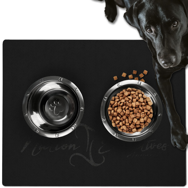 Custom Design Your Own Dog Food Mat - Large