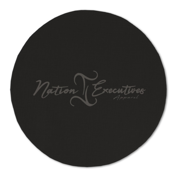 Custom Design Your Own Round Linen Placemat - Single-Sided - Single