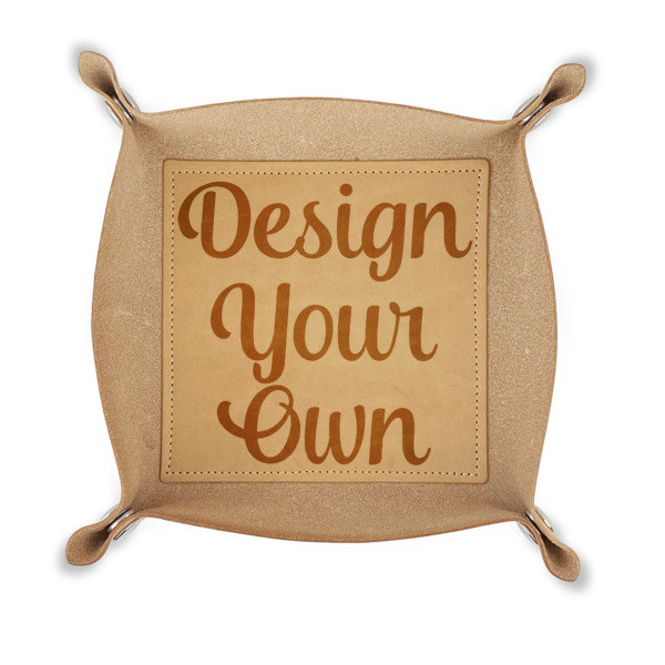 Custom Design Your Own Genuine Leather Dice Tray