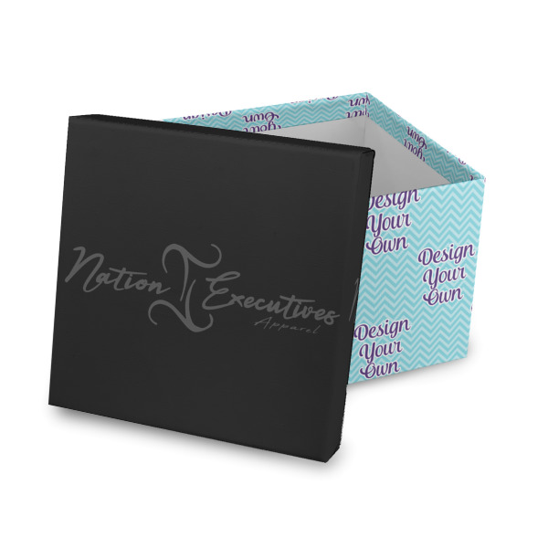 Custom Design Your Own Gift Box with Lid - Canvas Wrapped