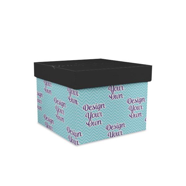 Custom Design Your Own Gift Box with Lid - Canvas Wrapped - Small